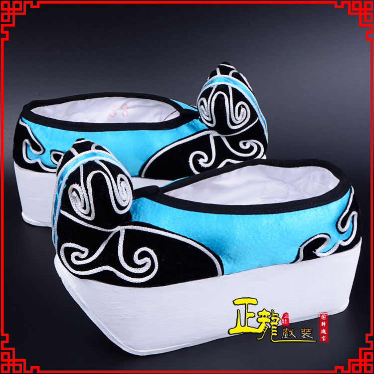 龙南京越剧黄梅戏古装男书生小生鞋云头鞋戏曲鞋云履 云头鞋