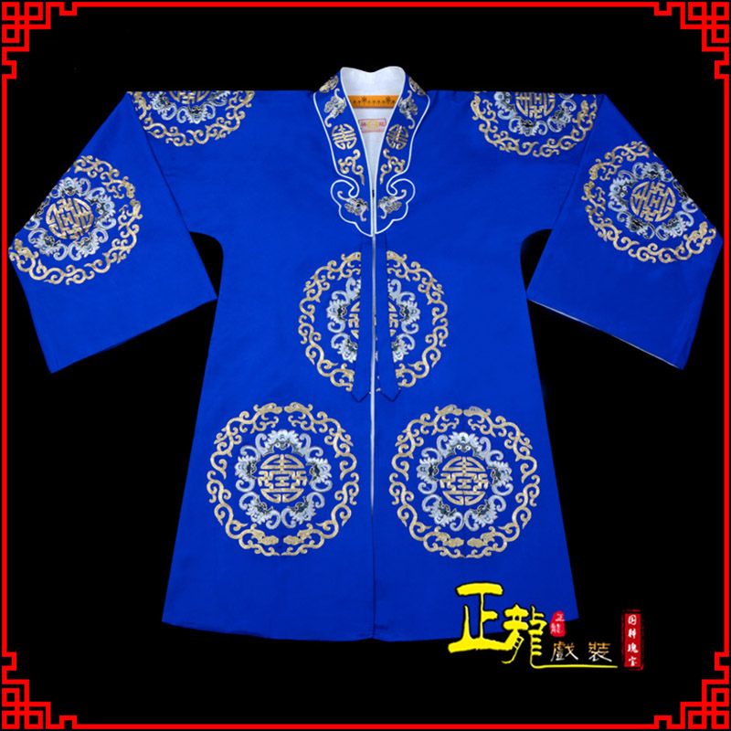 龙南老旦团花披夫人土地婆软绉五蝠女员外衣