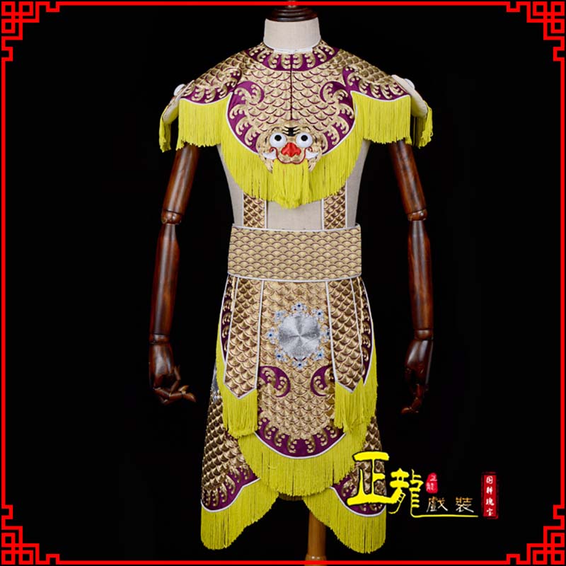 龙南武将士兵云肩鱼鳞侉子